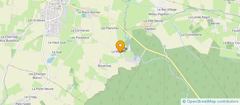 localisation de l'entreprise MONSIEUR TOM VEILLARD  CHASNE-SUR-ILLET