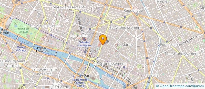 localisation de l'entreprise MONSIEUR TOM VERCOUTTERE à PARIS
