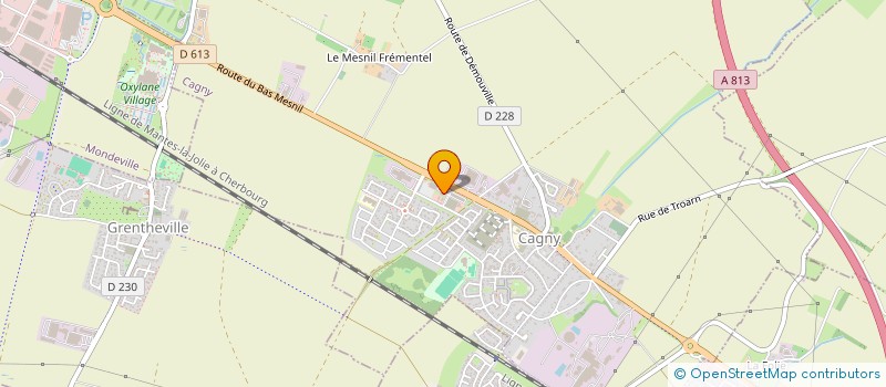 localisation de l'entreprise MONSIEUR TOM VLAEMYNCK DEBOST  CAGNY