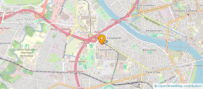 localisation de l'entreprise MONSIEUR TOM VOEGELE  TOULOUSE