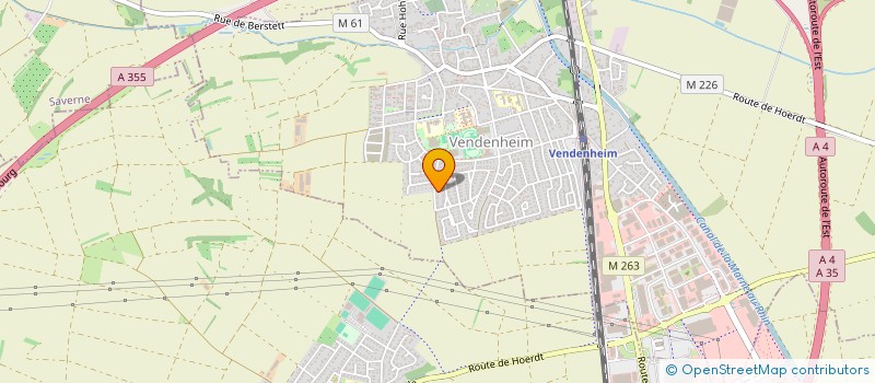 localisation de l'entreprise MONSIEUR TOM WIETRICH à VENDENHEIM
