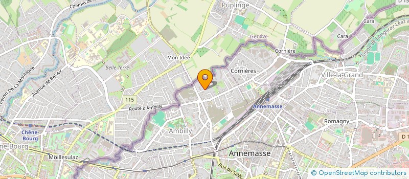 localisation de l'entreprise MONSIEUR TOM ZAGHDANE  AMBILLY