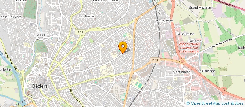 localisation de l'entreprise MONSIEUR TOMAS BECKER à BEZIERS