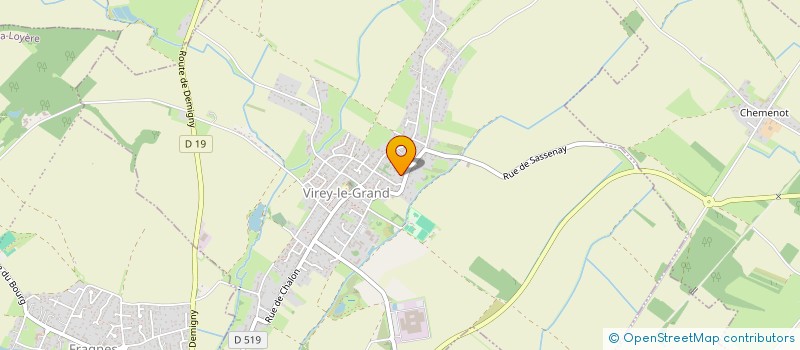 localisation de l'entreprise MONSIEUR TOMAS CANOVAS  VIREY-LE-GRAND
