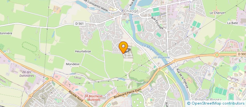 localisation de l'entreprise MONSIEUR TOMAS DELAPIERRE  CHANGE