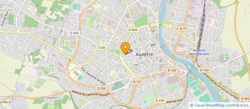 localisation de l'entreprise MONSIEUR TOMAS FONSECA DA SILVA à AUXERRE