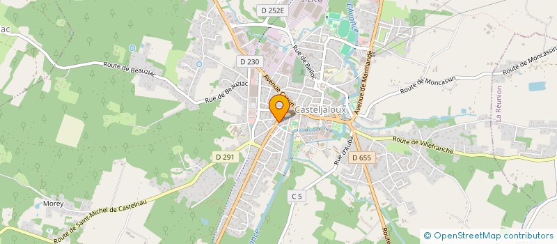 localisation de l'entreprise MONSIEUR TOMAS LOPES FERREIRA  CASTELJALOUX