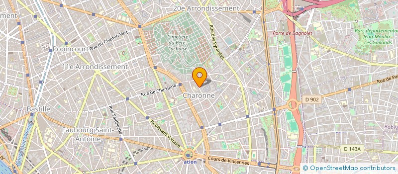 localisation de l'entreprise MONSIEUR TOMAS MANIGLIA  PARIS