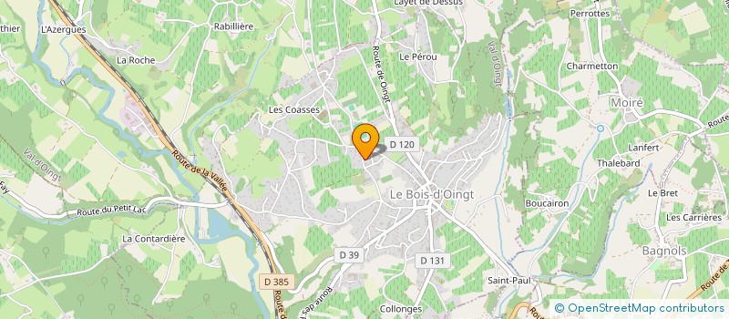 localisation de l'entreprise MONSIEUR TOMAS MAURICE  VAL D'OINGT