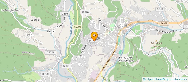 localisation de l'entreprise MONSIEUR TOMAS MOLINER  LE VIGAN