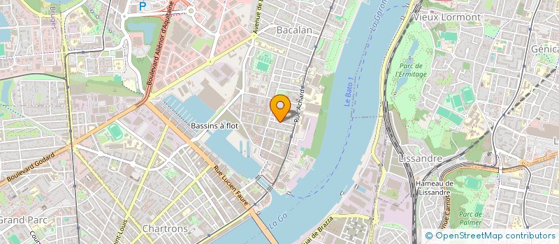 localisation de l'entreprise MONSIEUR TOMAS MONTANO CONTRERAS  BORDEAUX