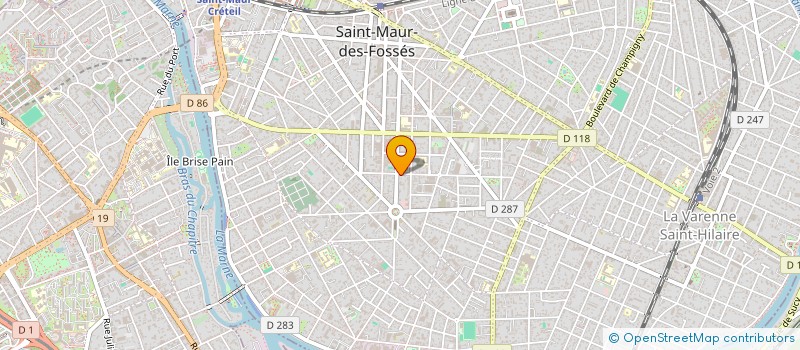 localisation de l'entreprise MONSIEUR TOMAS PEREIRA DA SILVA  SAINT-MAUR-DES-FOSSES