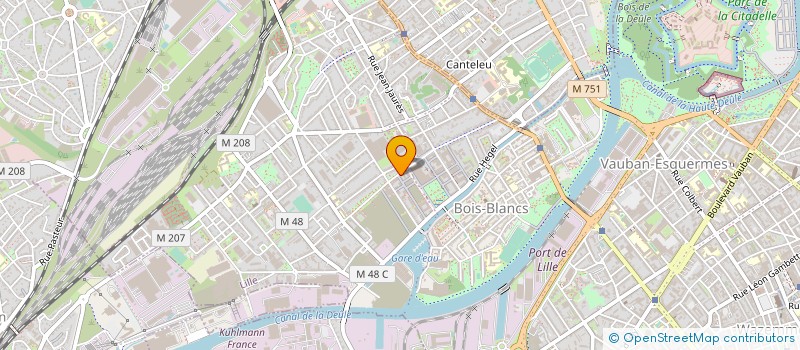 localisation de l'entreprise MONSIEUR TOMAS PEUCELLE  QUESNOY-SUR-DEULE