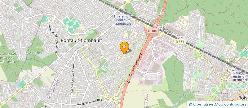localisation de l'entreprise MONSIEUR TOMAS POIX-DAUDE  PONTAULT-COMBAULT
