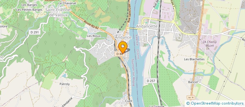 localisation de l'entreprise MONSIEUR TOMAS VELAZQUEZ  ANDANCE