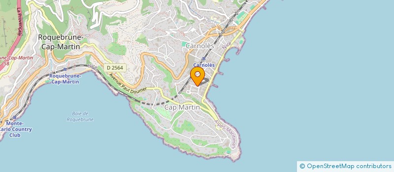 localisation de l'entreprise MONSIEUR TOMASO SECHI à ROQUEBRUNE-CAP-MARTIN