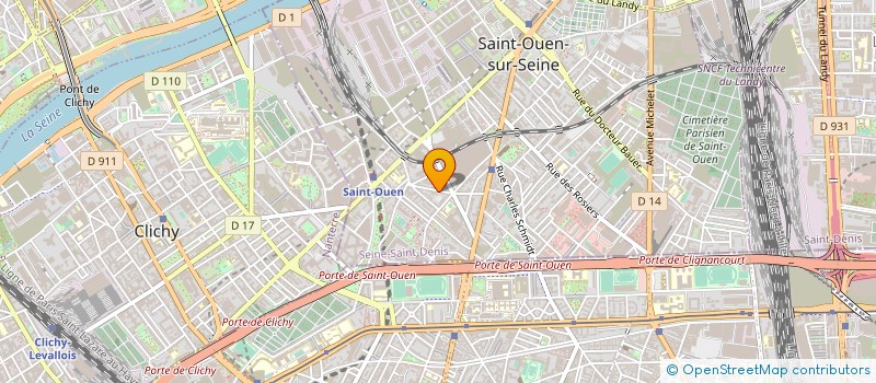 localisation de l'entreprise MONSIEUR TOMASZ GOLDA à SAINT-OUEN-SUR-SEINE