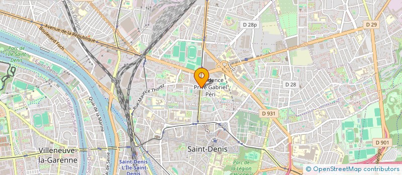 localisation de l'entreprise MONSIEUR TOMASZ JOZEFCZYK  SAINT-DENIS