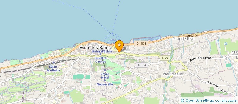 localisation de l'entreprise MONSIEUR TOMASZ KANIA  EVIAN-LES-BAINS