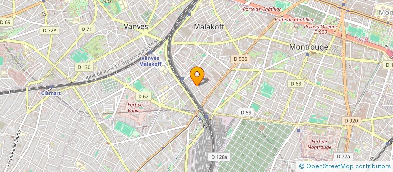 localisation de l'entreprise MONSIEUR TOMASZ KOPREK  MALAKOFF