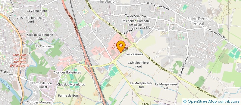 localisation de l'entreprise MONSIEUR TOMASZ MASTEK à SAINT-JEAN-LE-BLANC