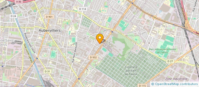 localisation de l'entreprise MONSIEUR TOMASZ MURAWSKI  AUBERVILLIERS