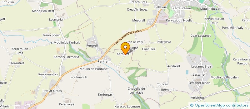 localisation de l'entreprise MONSIEUR TOMASZ PODSTAWA  LE DRENNEC