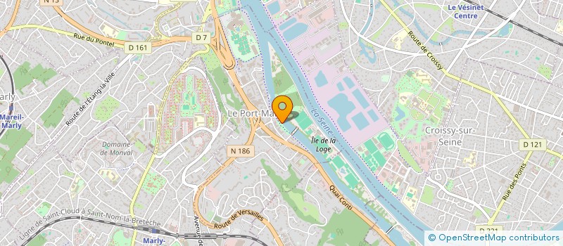 localisation de l'entreprise MONSIEUR TOMAZ MEZOU  LE PORT-MARLY