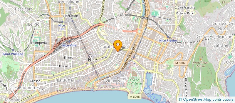 localisation de l'entreprise MONSIEUR TOMBE CAMARA à NICE