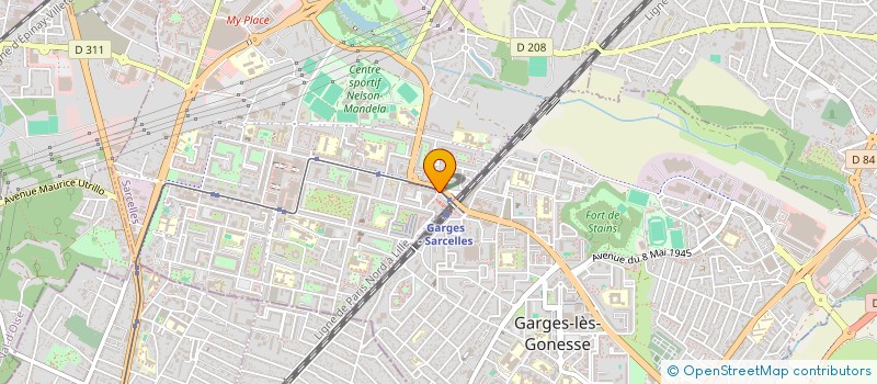 localisation de l'entreprise MONSIEUR TOMBIE HEBIE  SARCELLES