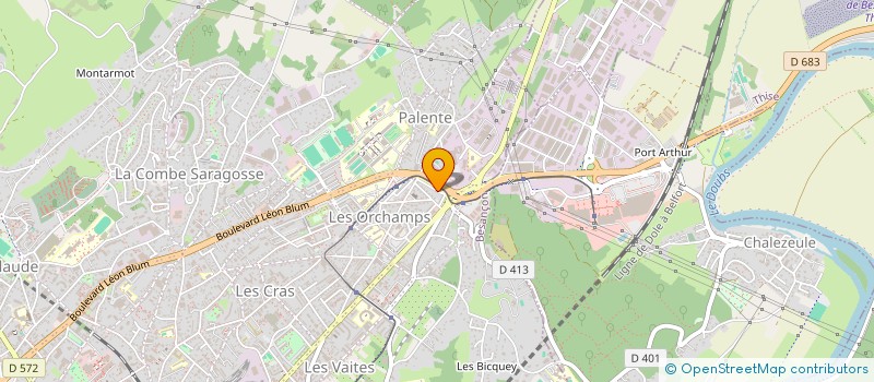 localisation de l'entreprise MONSIEUR TOMICA VASIC  BESANCON