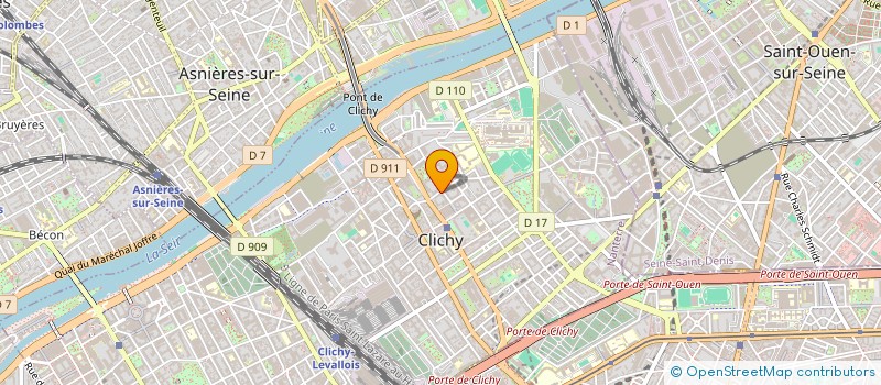 localisation de l'entreprise MONSIEUR TOMISLAV MILOSEVIC à CLICHY