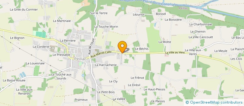 localisation de l'entreprise MONSIEUR TOMISLAV SAVICIC  PEILLAC