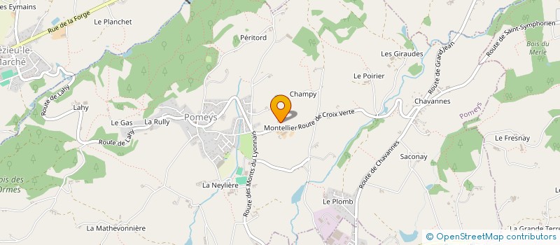 localisation de l'entreprise MONSIEUR TOMISLAV VLAHOVIC  POMEYS