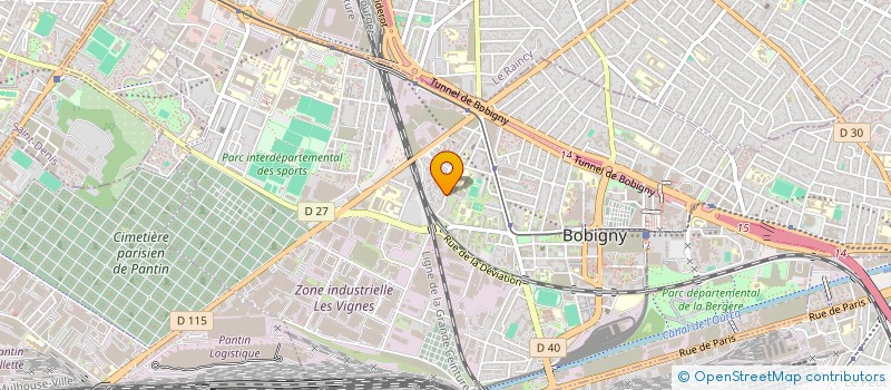 localisation de l'entreprise MONSIEUR TOMMASO CARLETTI  BOBIGNY