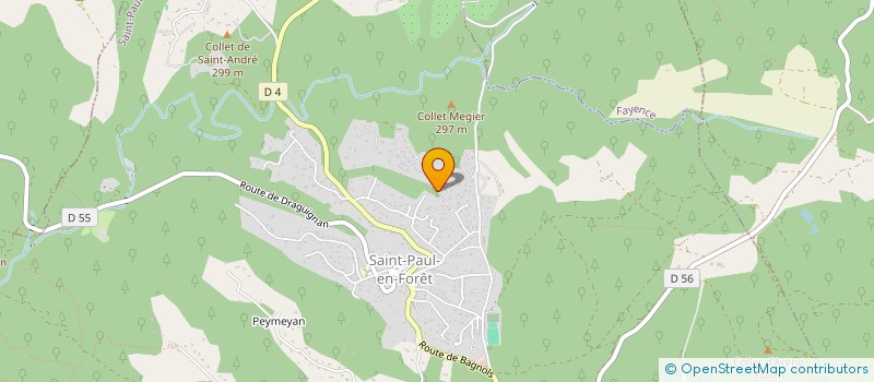 localisation de l'entreprise MONSIEUR TOMMI TETART  SAINT-PAUL-EN-FORET