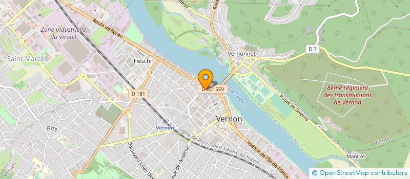 localisation de l'entreprise MONSIEUR TOMMY BAUMGARTEN  VERNON