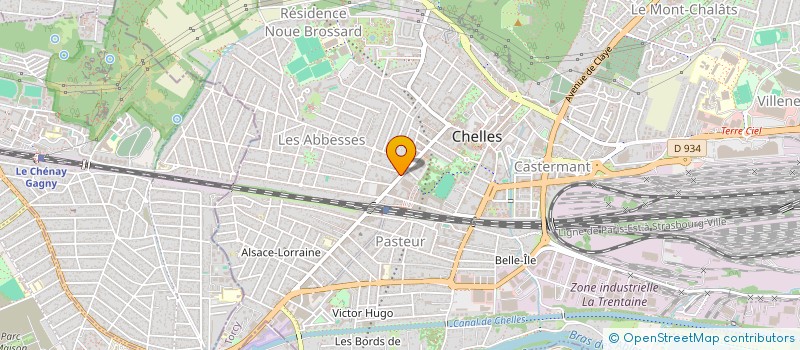 localisation de l'entreprise MONSIEUR TOMMY BAYE  CHELLES