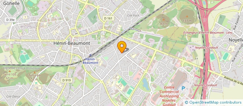 localisation de l'entreprise MONSIEUR TOMMY BECU  HENIN-BEAUMONT