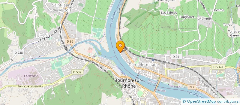localisation de l'entreprise MONSIEUR TOMMY BOSVET à TAIN-L'HERMITAGE