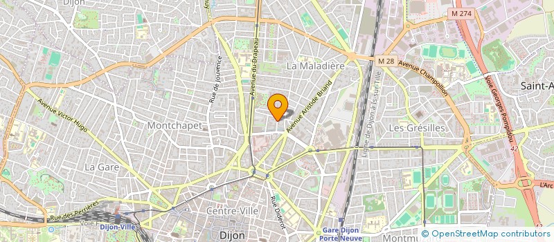 localisation de l'entreprise MONSIEUR TOMMY BOUCHEROT  DIJON