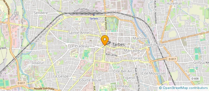 localisation de l'entreprise MONSIEUR TOMMY COLOMBO  TARBES