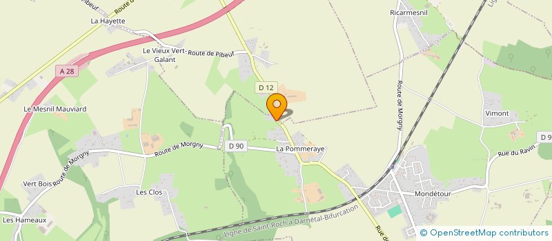 localisation de l'entreprise MONSIEUR TOMMY COULON  MORGNY-LA-POMMERAYE