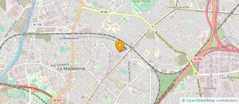localisation de l'entreprise MONSIEUR TOMMY DESCAMPS à MARCQ-EN-BARŒUL