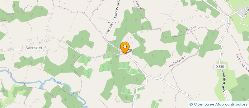 localisation de l'entreprise MONSIEUR TOMMY DEVOYE  VIELLE-TURSAN