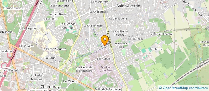 localisation de l'entreprise MONSIEUR TOMMY DUVAL à SAINT-AVERTIN