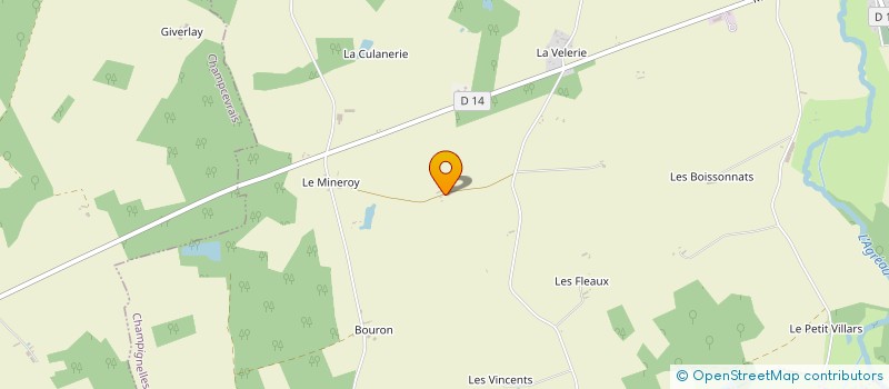 localisation de l'entreprise MONSIEUR TOMMY FERTE  VILLENEUVE LES GENETS