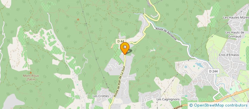 localisation de l'entreprise MONSIEUR TOMMY GARCIA  GRIMAUD