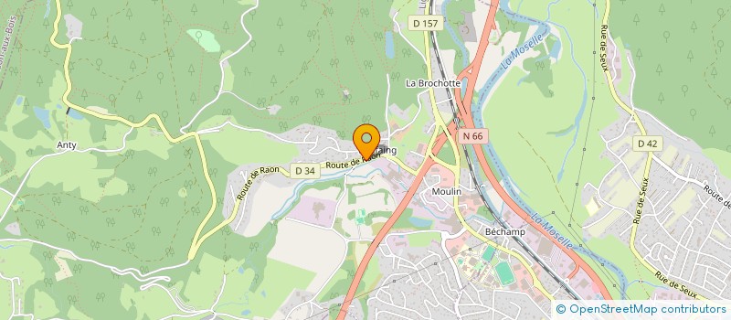 localisation de l'entreprise MONSIEUR TOMMY GEORGE  SAINT-NABORD