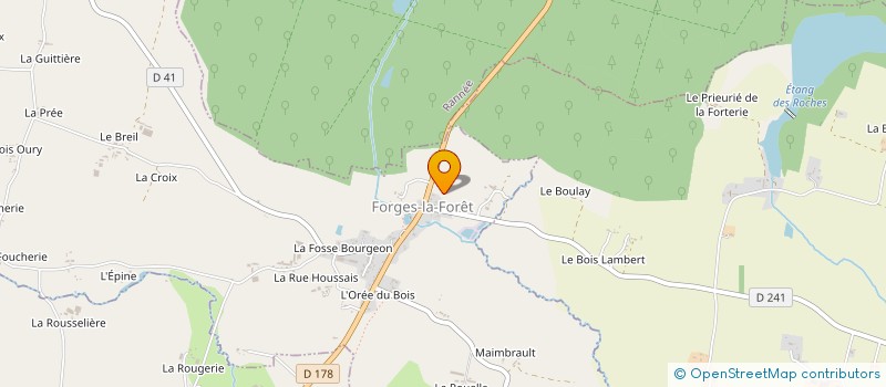 localisation de l'entreprise MONSIEUR TOMMY GILARDI  FORGES-LA-FORET